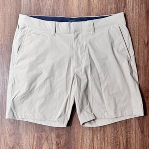 J Crew Tech Short Mens Size 34‎ Beige Casual Athletic Golf Re-Imagined